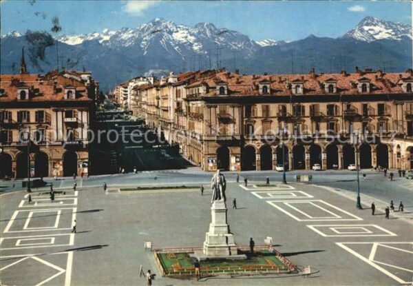 Cuneo Platz Duccio Galimberti und Nizza Allee