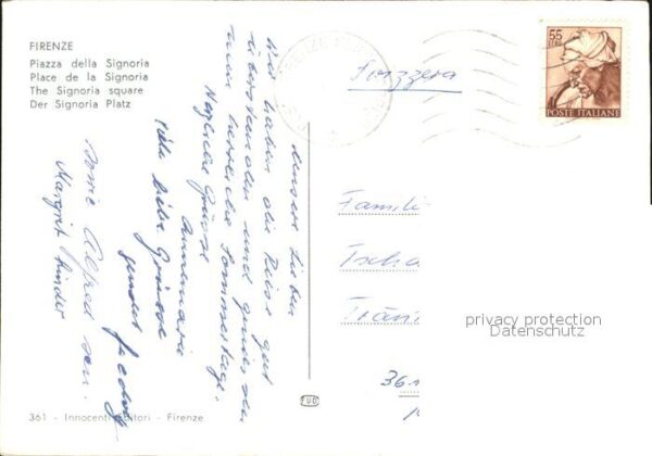 Firenze Florenz Signorina Platz – Bild 2