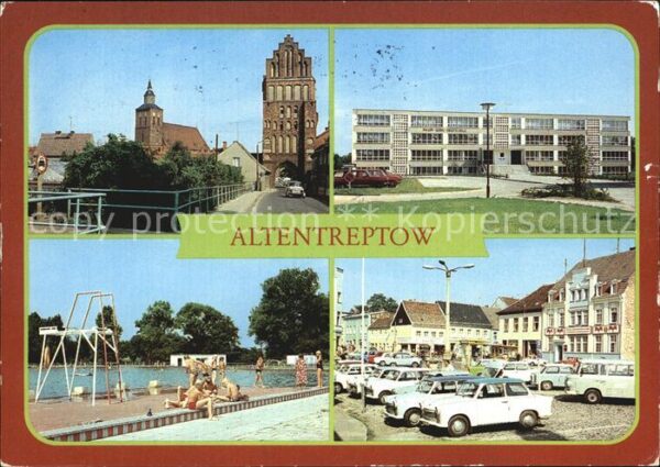Altentreptow Maxim Gorki Oberschule Freibad Platz de