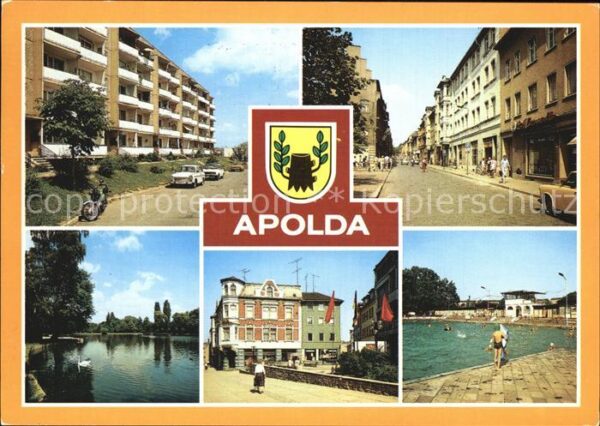 Apolda Wilhelm Pieck Strasse Bahnhofstrasse Al