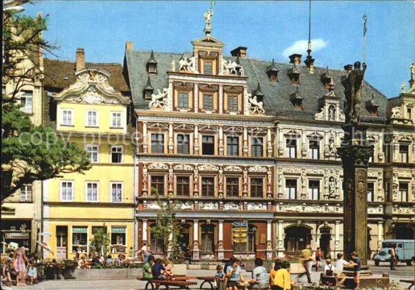 Erfurt Fischmarkt mit Roland