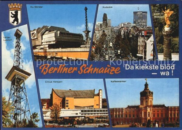 Berlin Berliner Schnauze Kudamm Alu Monster La