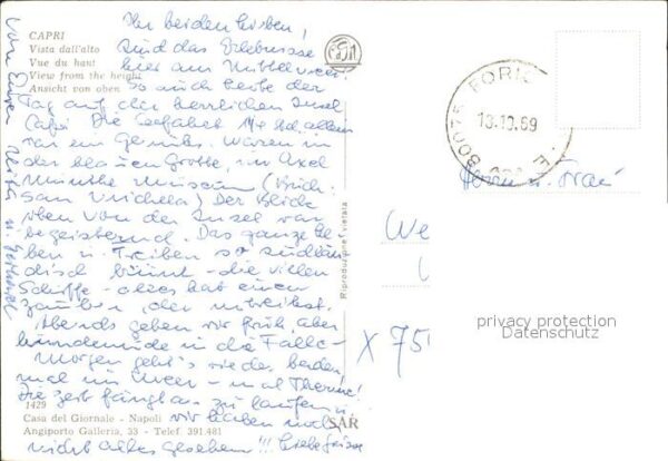 Capri Blick auf die Bucht – Bild 2