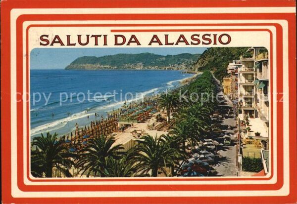 ALASSIO Savona Liguria IT Strandpromenade