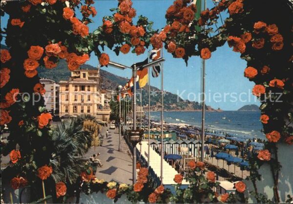 ALASSIO Savona Liguria IT Strandpromenade