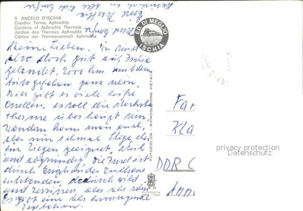 Sant Angelo Ischia Gärten der Thermenanstalt Aphrodite – Bild 2