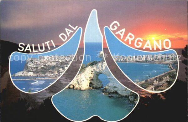 Gargano Gesamtansicht mit Bucht