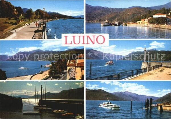 Luino Tragflächenboot Anlegestelle Promenade