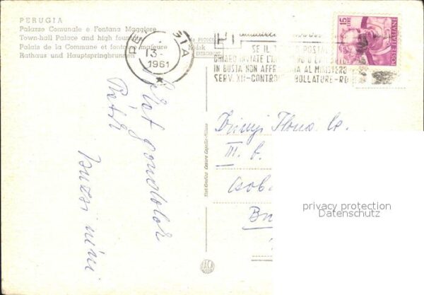 Perugia Rathaus und Hauptspringbrunnen – Bild 2
