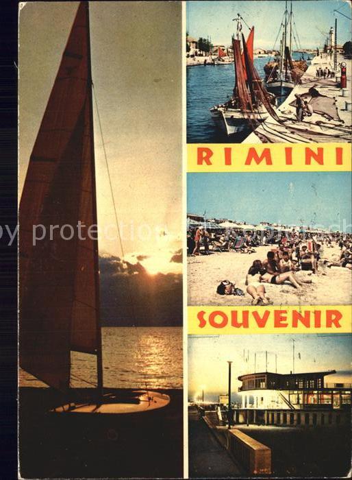 Rimini Strand Hafen