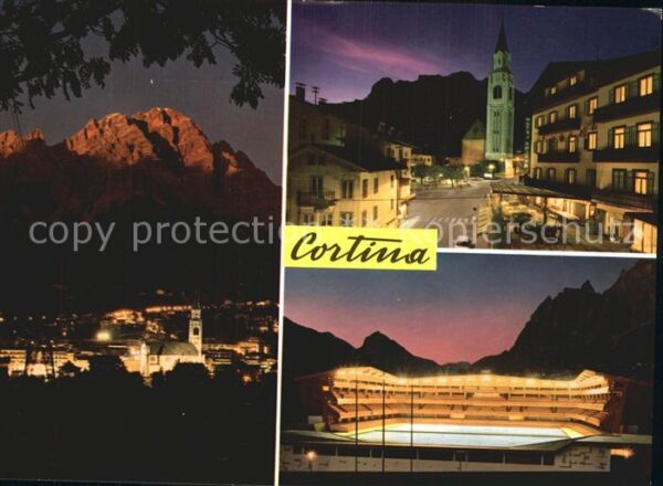 Cortina d Ampezzo Kirche Olympisches Eisstadion