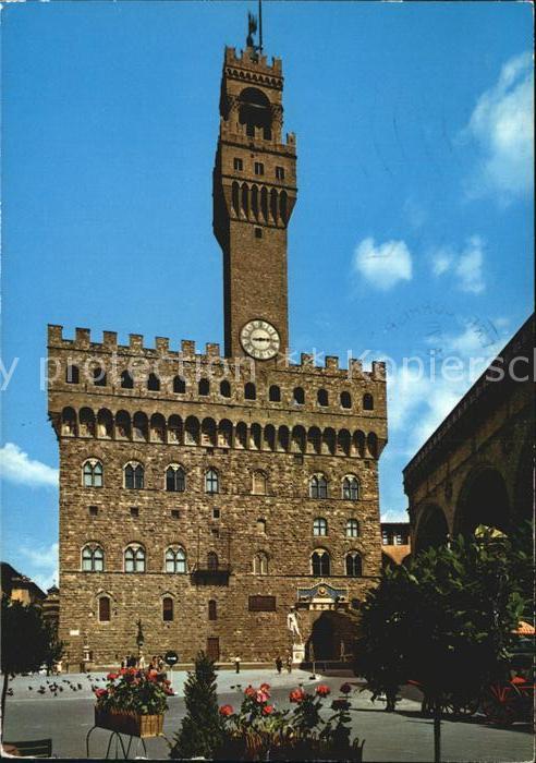Firenze Florenz Signoriaplatz alter Palast