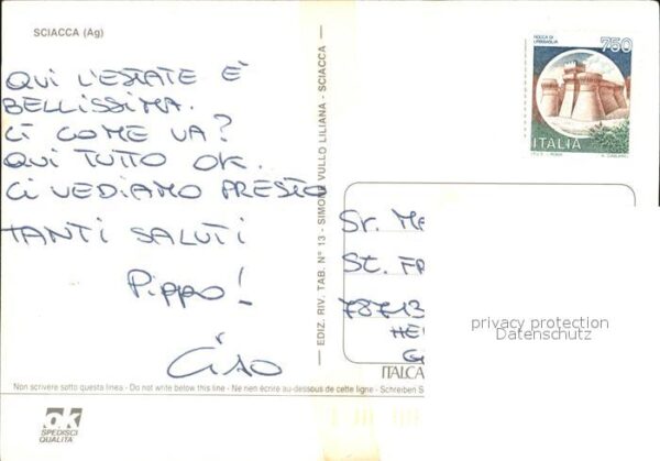 Sciacca Agrigento Stadtansicht – Bild 2