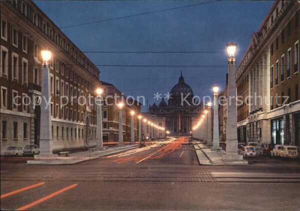 Roma Rom Conciliazione Strasse Heilige Peterskir