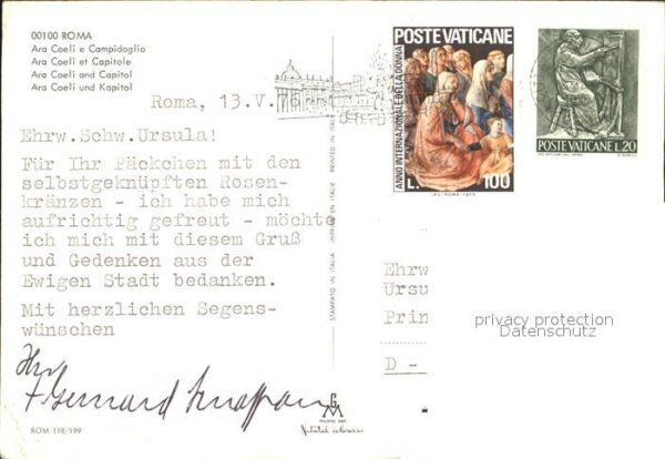 Roma Rom Ara Coeli Kapitol – Bild 2