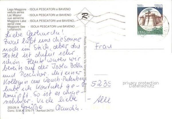 Baveno Isola Pescatori Fliegeraufnahme – Bild 2