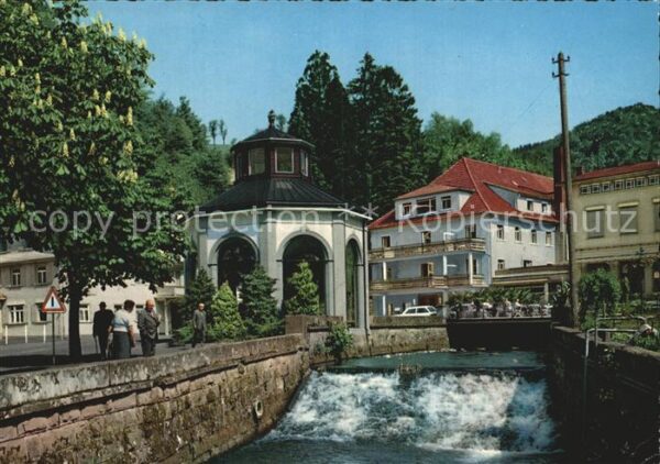 Bad Peterstal-Griesbach Brunnenhalle beim Sanatorium