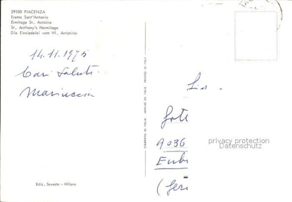 Piacenza Die Einsiedelei vom Heiligen Antonio – Bild 2