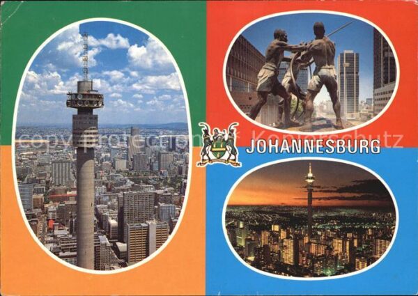 Johannesburg Gauteng Fliegeraufnahme Gesamtansicht Funkturm