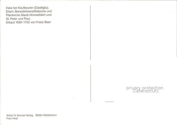 Irsee Pfarrkirche Sankt Peter und Paul Mariä – Bild 2