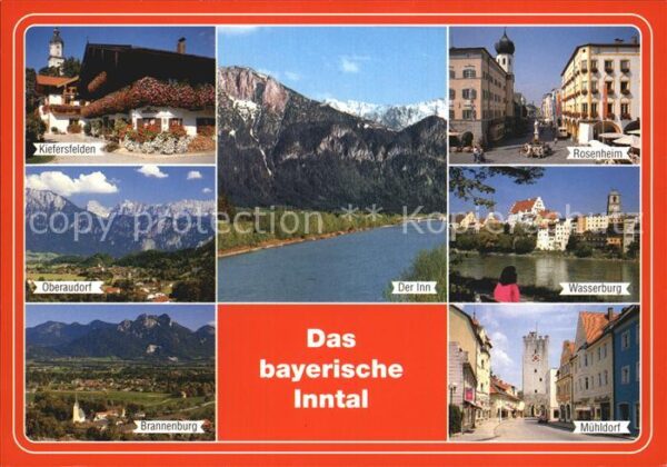 Rosenheim Bayern Das Bayrische Inntal Wasserburg Mühldor