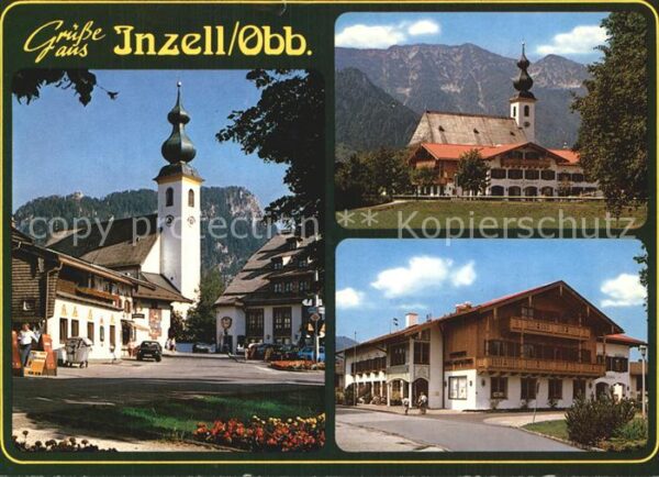 Inzell Bauernhaus Kirche