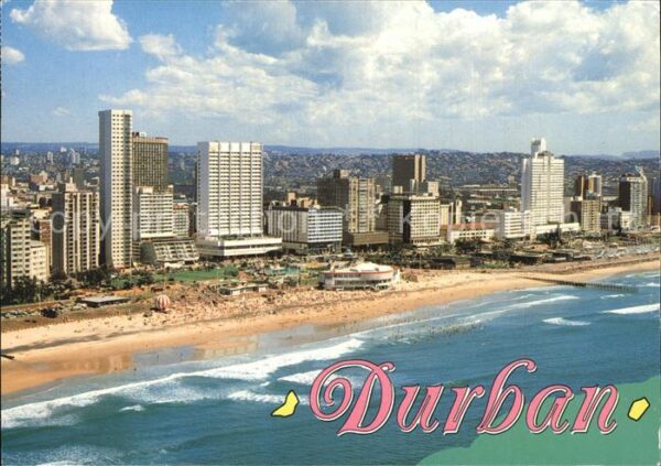 Durban South Africa Fliegeraufnahme Strand