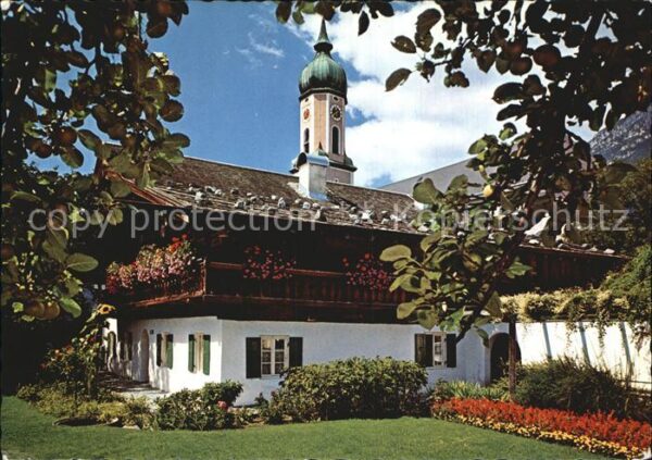 Garmisch-Partenkirchen Altes Bauernhaus Pfarrkirche Sankt Mart