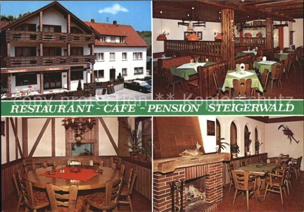 Frammersbach Restaurant Cafe Steigerwald Speiseraum