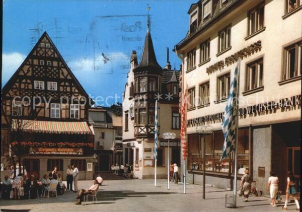 Bad Kissingen Fussgängerzone am Markt