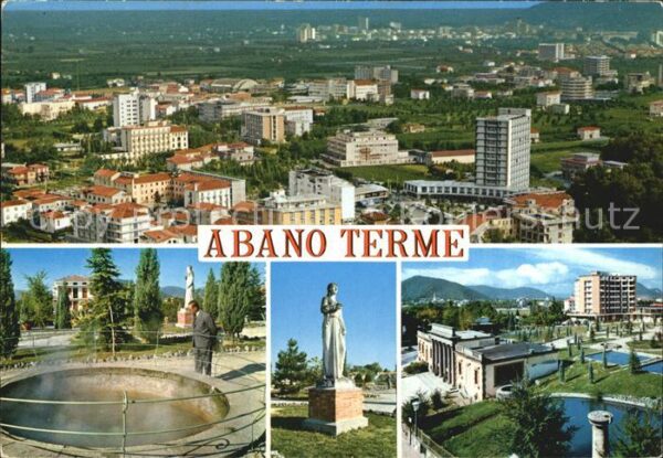 Abano Terme Gesamtansicht Therme Denkmal