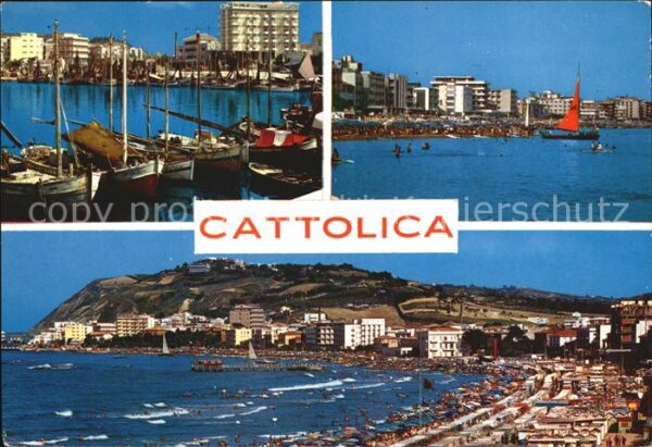 Cattolica Rimini Strand Hafen