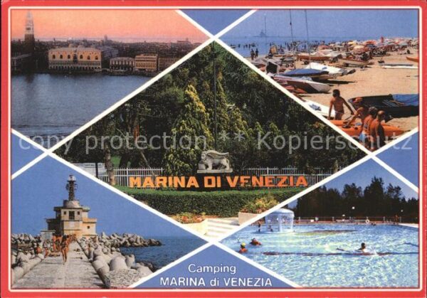 Punta Sabbioni Campingplatz Marina di Venezia Pool Str