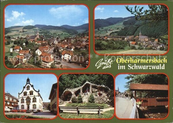 Oberharmersbach Gesamtansicht Kirche Park