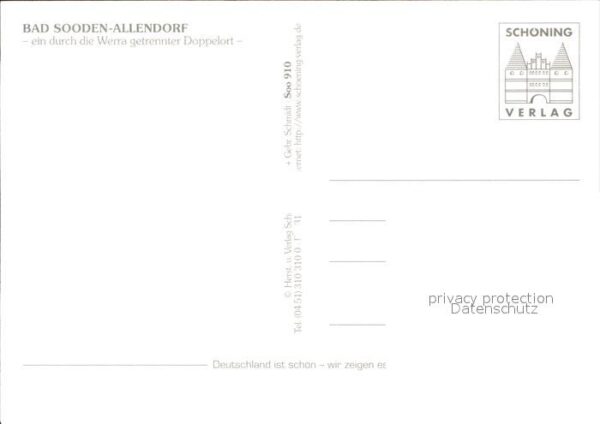 Bad Sooden-Allendorf Kurpark Marktplatz Fachklinik Balzerbor – Bild 2