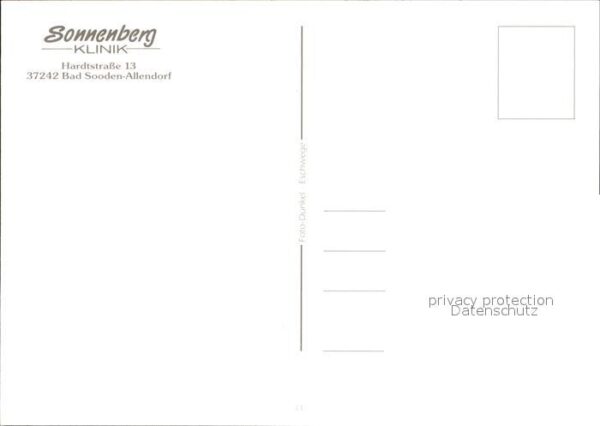Bad Sooden-Allendorf Sonnenberg Klinik – Bild 2