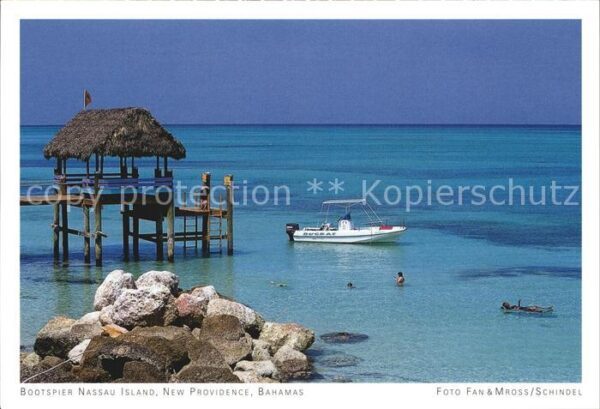 Bahamas Bootspier Nassau Island New Providence