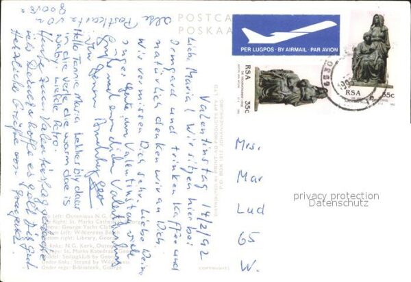 George Western Cape Sankt Marks Cathedral Yacht Club Bücher – Bild 2