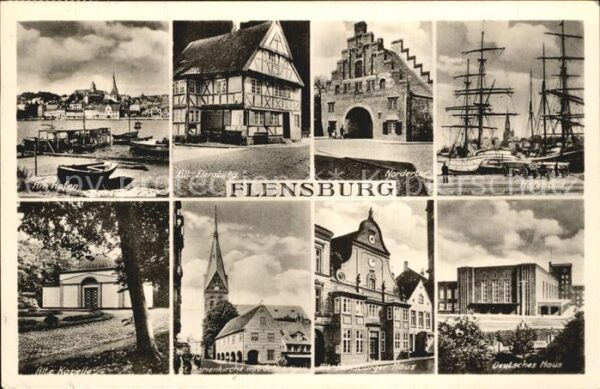 Flensburg Hafen Alte Kapelle Marienkirche Deutshe