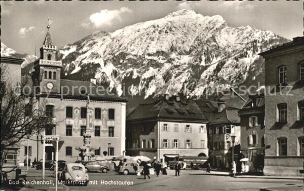 Bad Reichenhall Marktplatz Hochstaufen