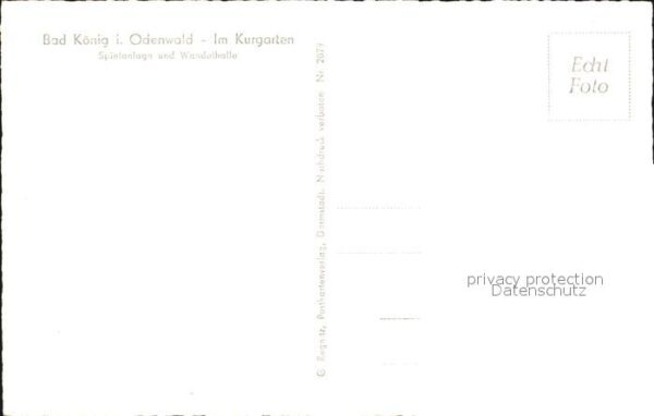 Bad Koenig Odenwald Kurgarten Spielanlage Wandelhalle – Bild 2