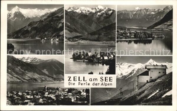 Zell See Panorama Seilbahn Ortsansichten