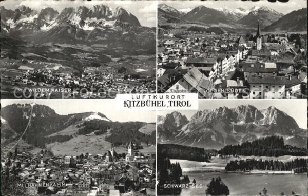 Kitzbuehel Tirol Wilder Kaiser Hahnenkamm Schwarzsee Ort