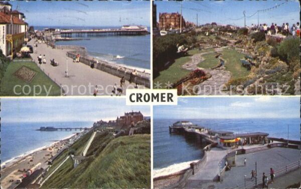 Cromer Uferpromenade Schiffanlegestelle Strand