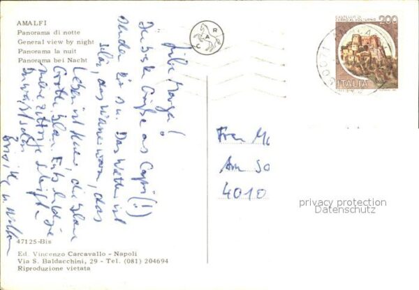 Amalfi Nachtaufnahme – Bild 2