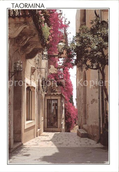 Taormina Sizilien Ortsansicht