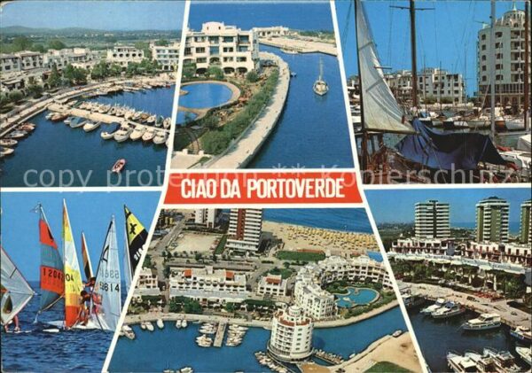 Portoverde Misano Bootshafen Luftaufnahmen