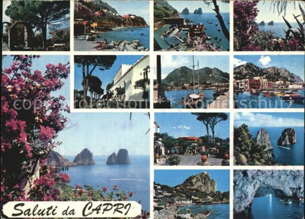Capri Meer Hafen Strand Panorama
