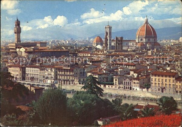 Firenze Florenz Stadtansicht Kathedrale Santa Maria