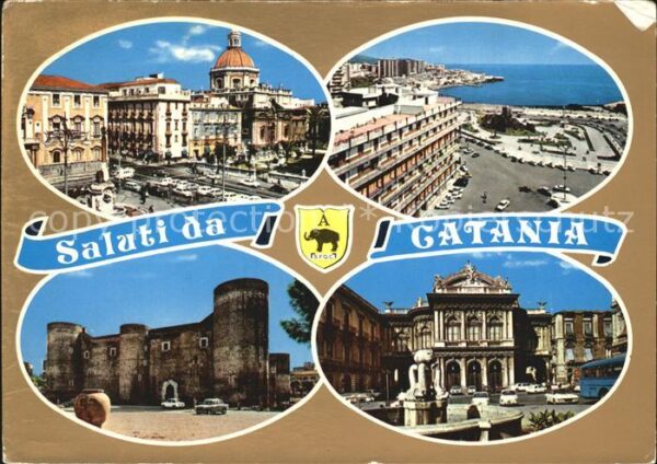 Catania Kathedrale Theater Elefantenbrunnen